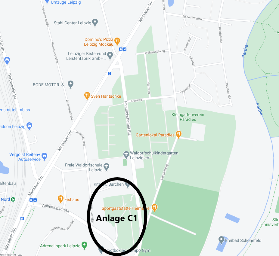 Lageplan der Anlage C1