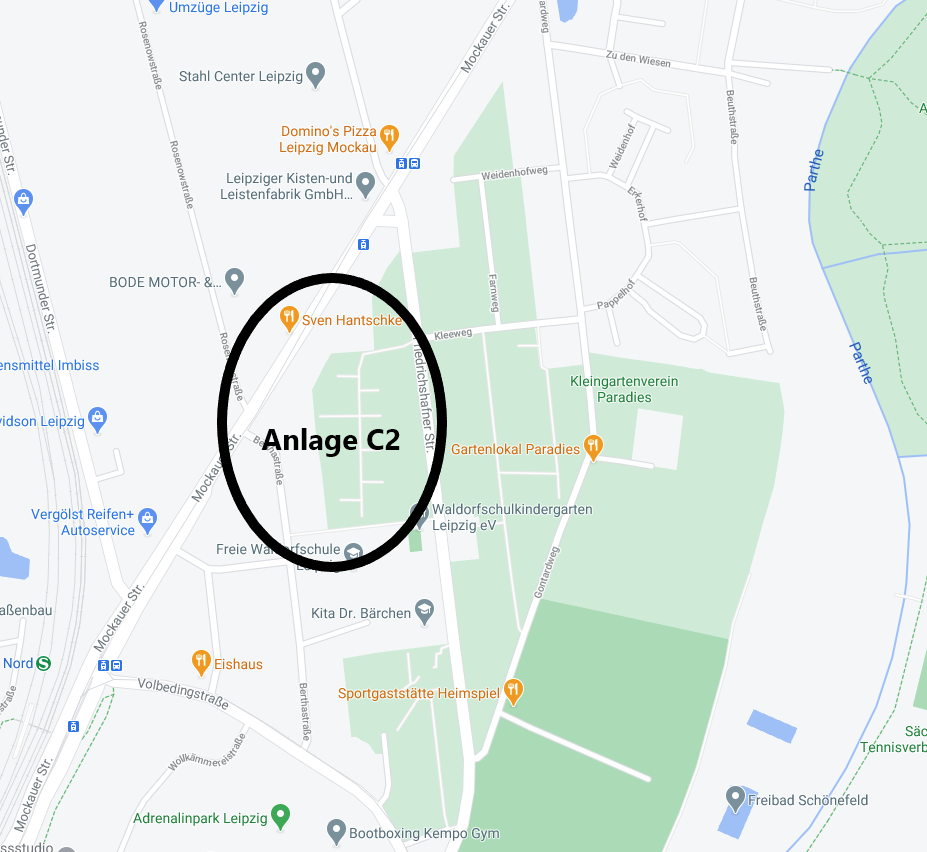 Lageplan der Anlage C2
